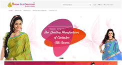 Desktop Screenshot of krisarsilkcreations.com
